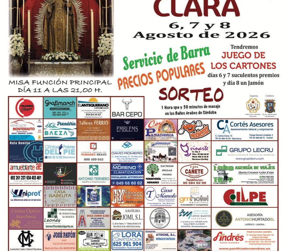 VELÁ DE SANTA CLARA 2026