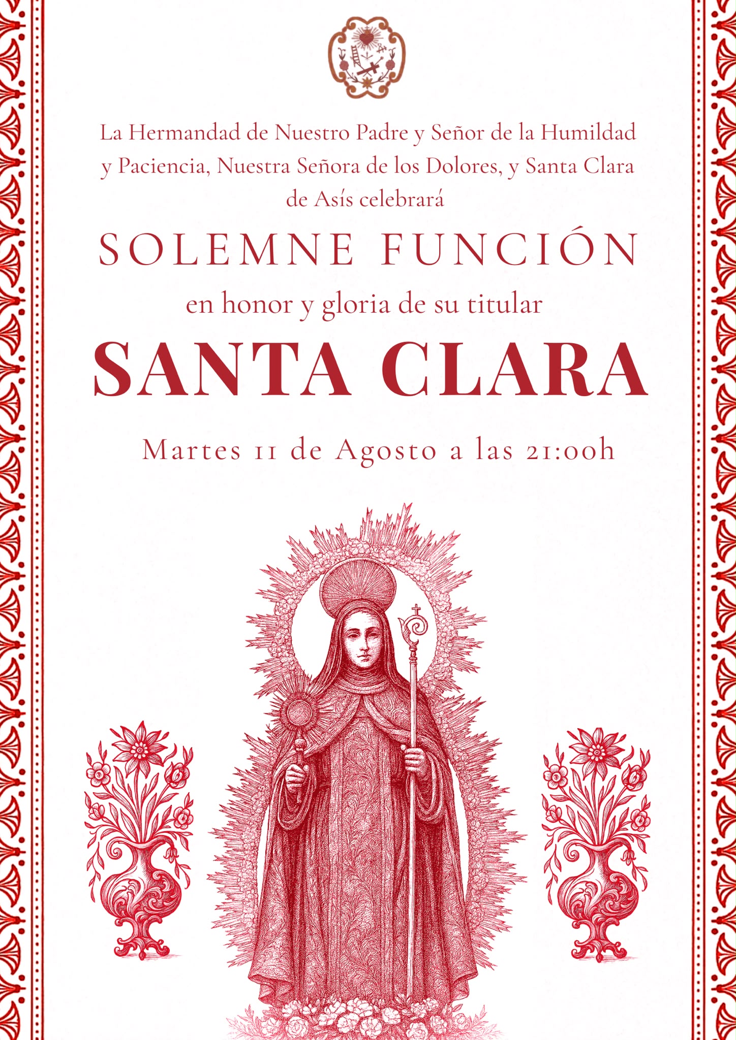 SOLEMNE FUNCIÓN DE SANTA CLARA